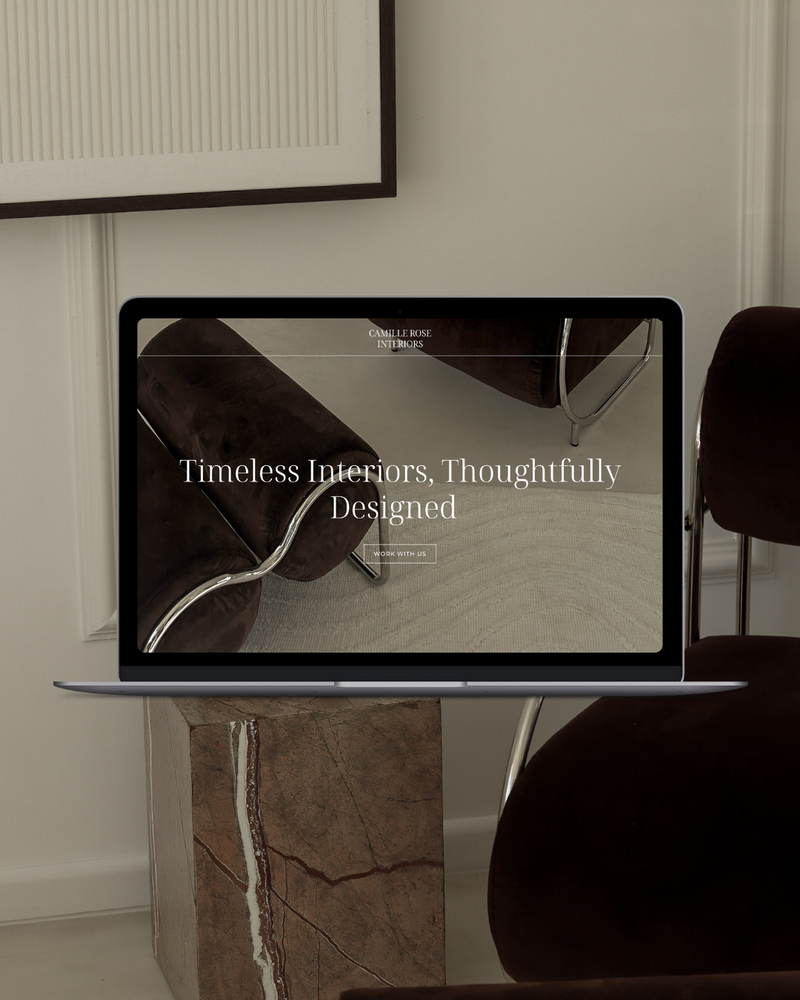 Image of laptop on sofa