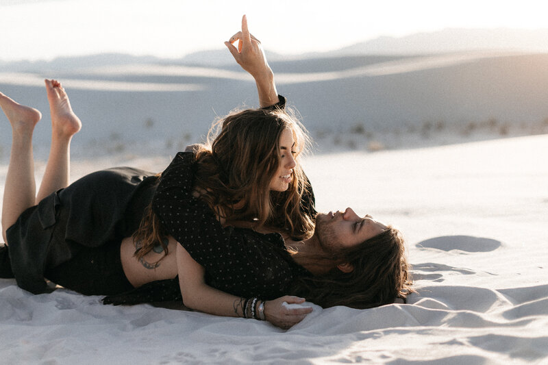 White Sands National Park Engagement Session New Mexico Wedding Photographer