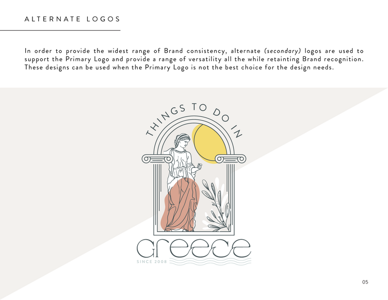 Things to do in Greece - Brand Identity Style Guide_Alternate Logos