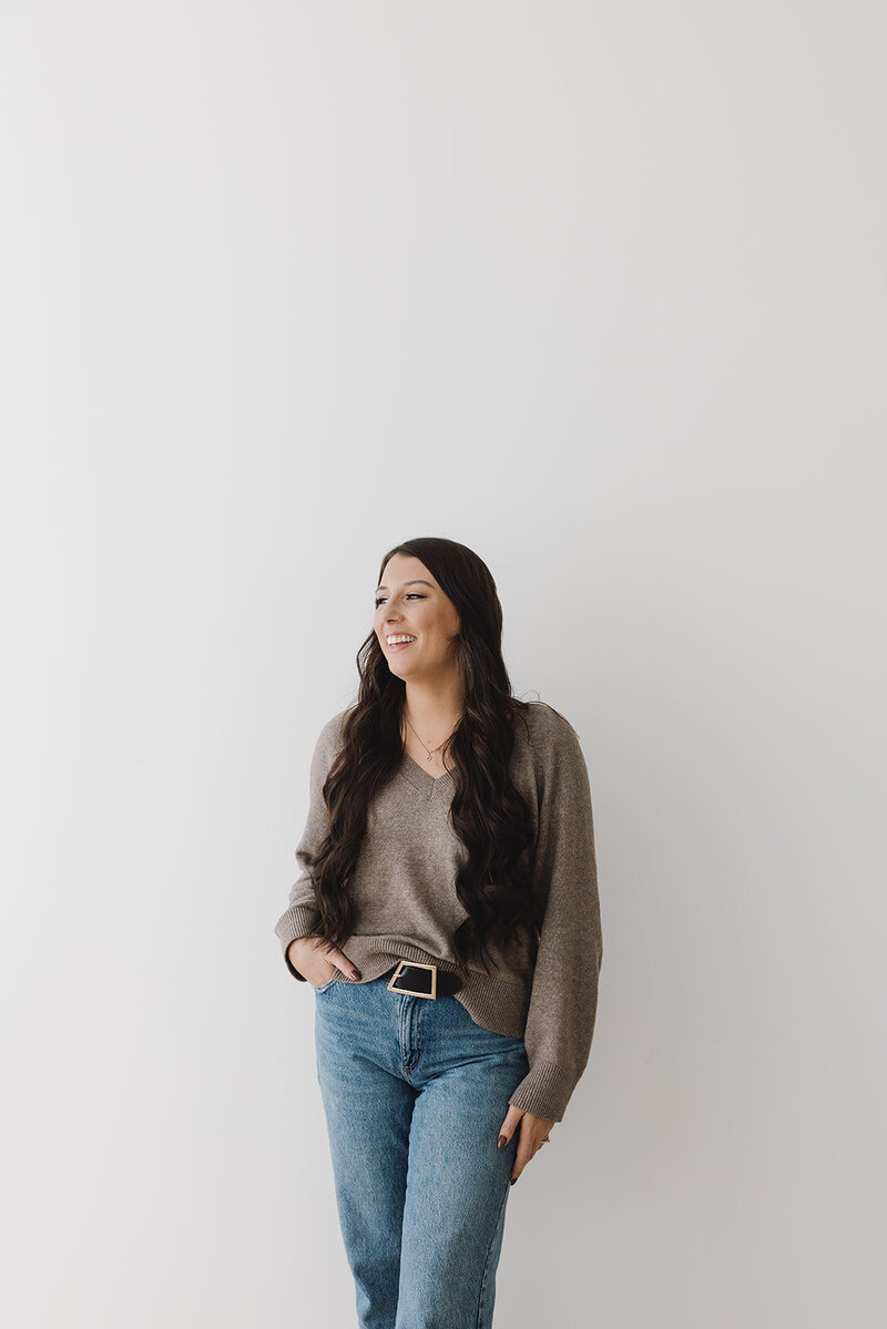 Brand Photo Sitting on Bench