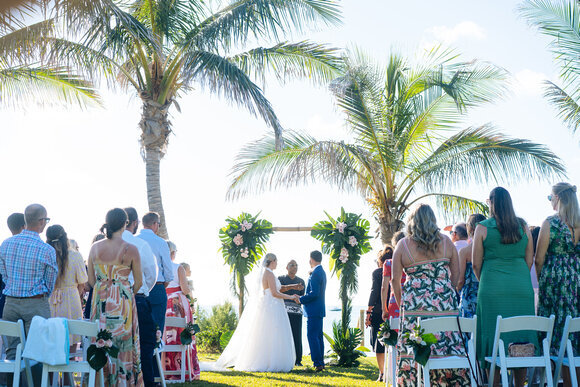 Bermuda Wedding Bermuda Bride Tropical Seaside Outdoor Beach Wedding Venue