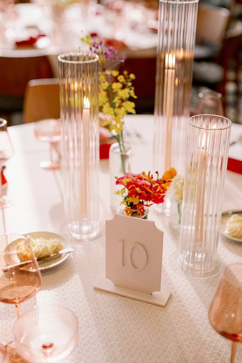 wedding table numbers for rent