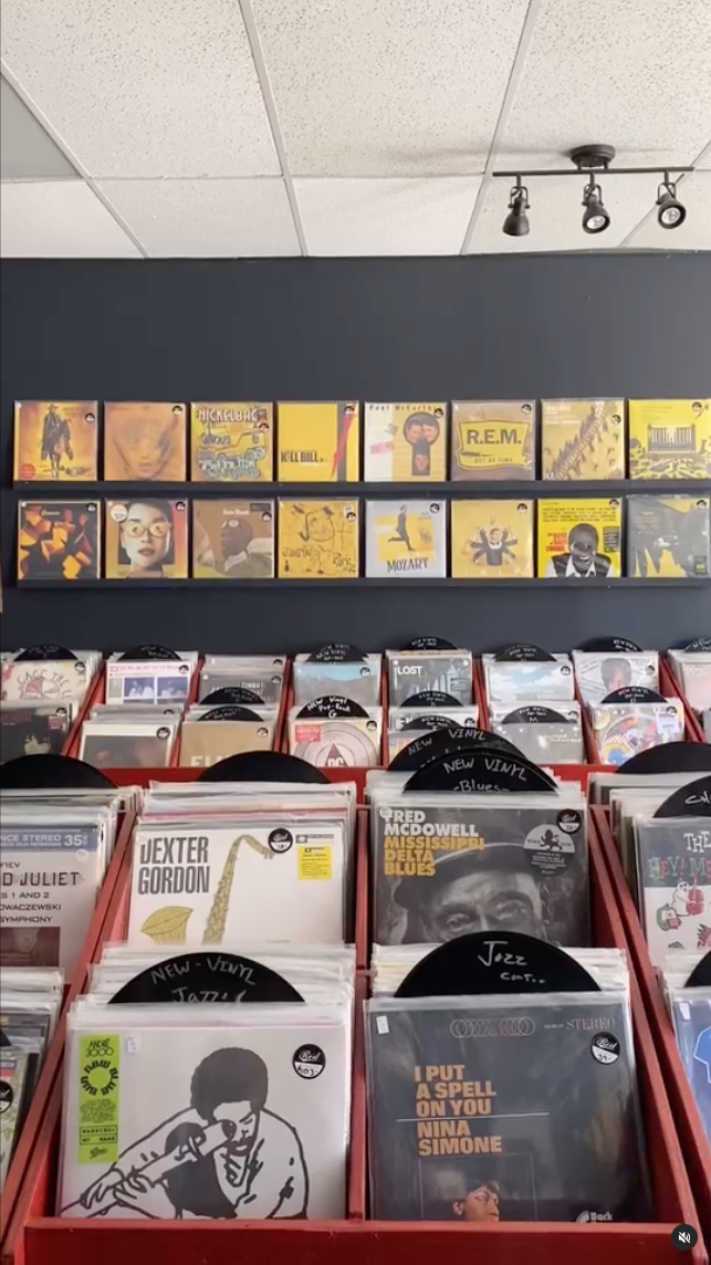 haliburton record shop for vinyl records