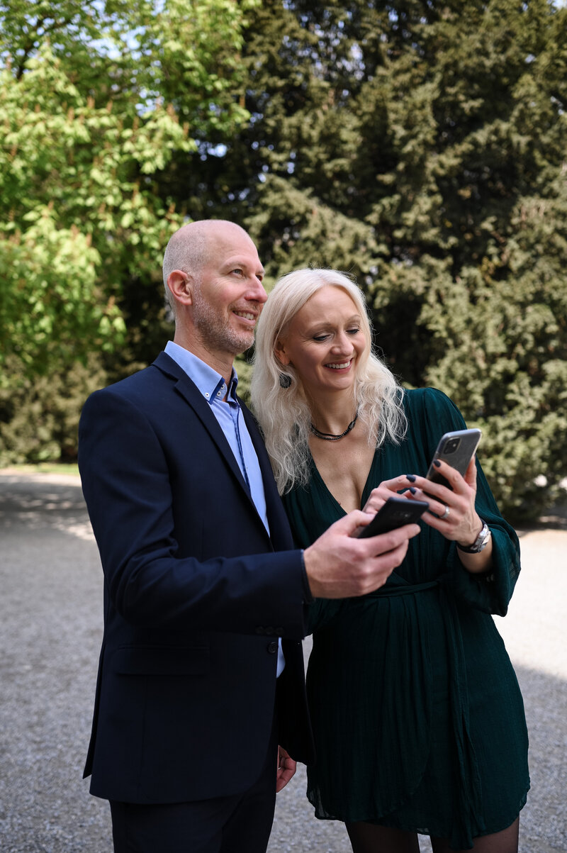 Sarah und André gemeinsam als Team