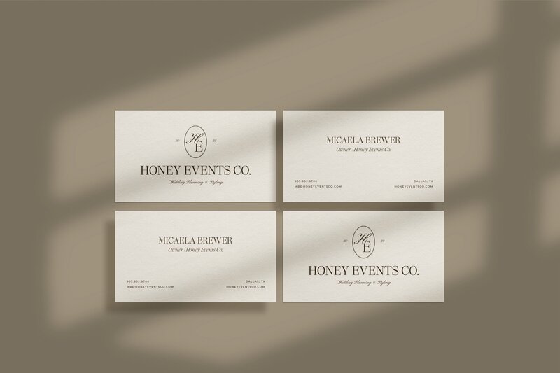 Honey Events Co - Signature Business Card