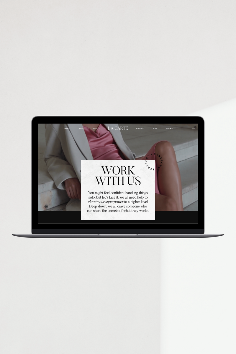 La Carte Showit Website Services