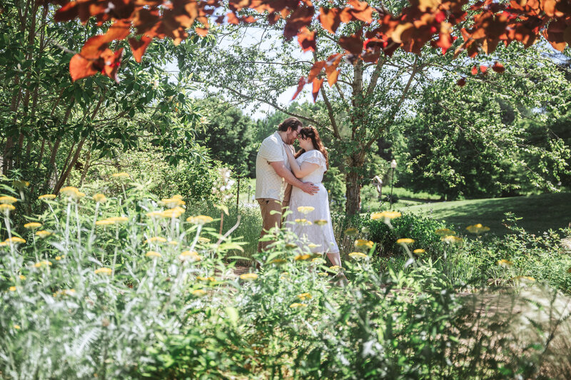 Garden engagement - Baltimore wedding photography