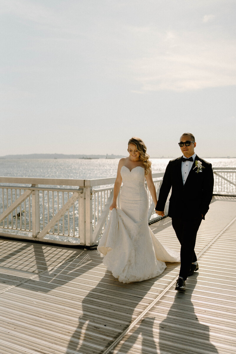 Eileen & Jonathan - Liberty Warehouse - Newlywed Portraits 163