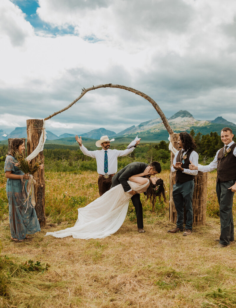 Customizable Wedding packages and Elopement Packages simplify your dream wedding in Glacier National Park. Wedding Photography. Adventure elopement photography for your National Park wedding.