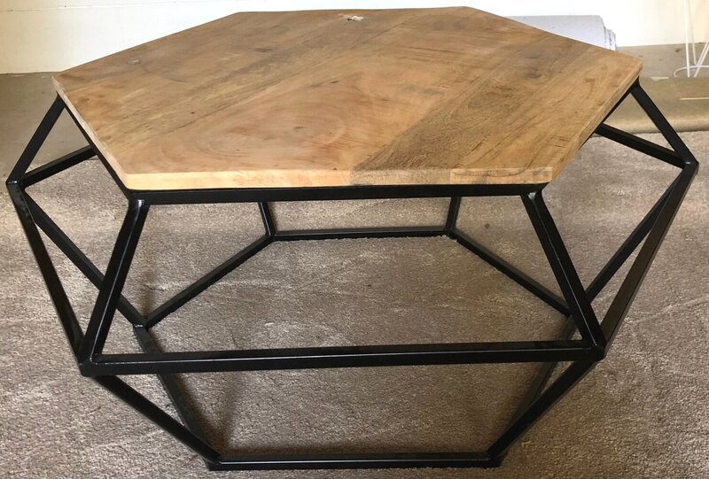 Hexagon coffee table