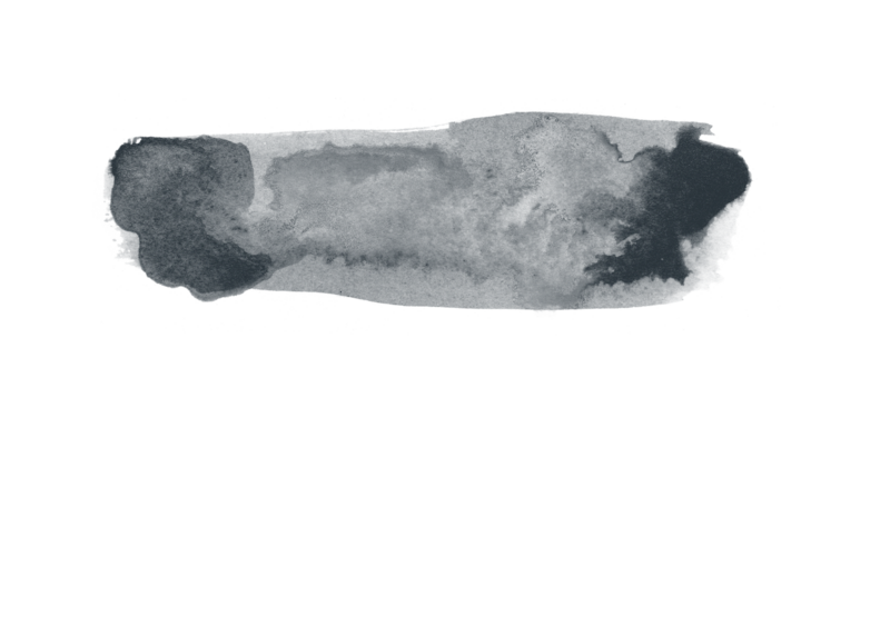 A deep navy stroke representing emotional stability and the therapeutic process in a safe, professional space.