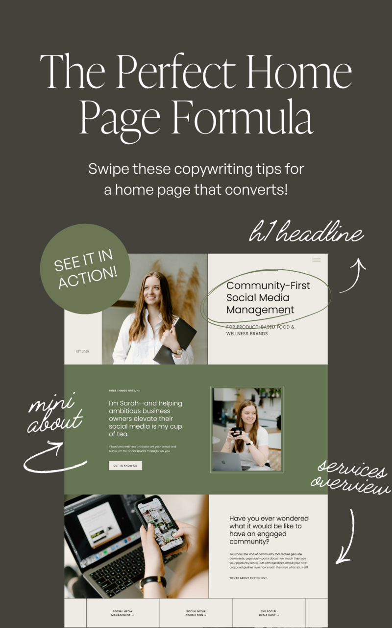 00408 Home Page Copywriting Formula