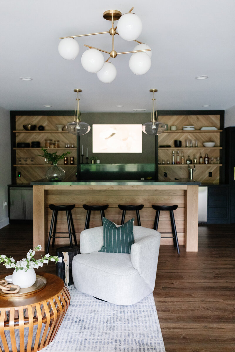Marietta Custom Basement Build - Mid Century RetreatAG20