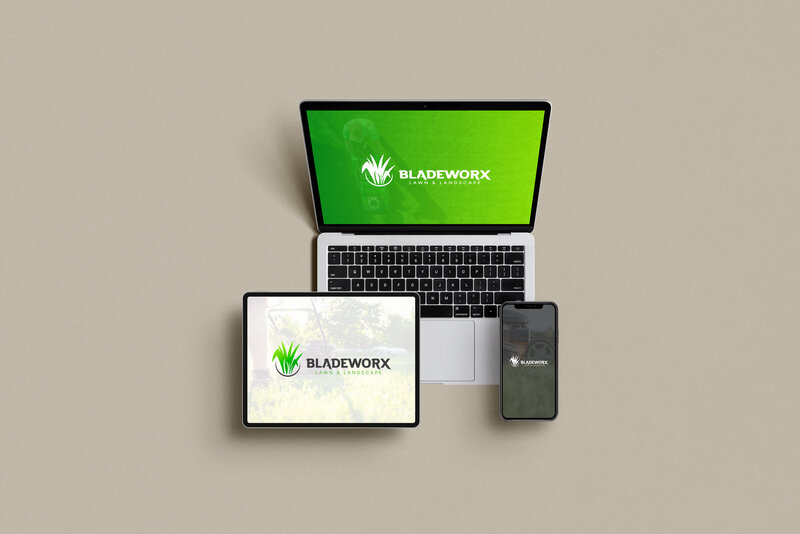 Bladeworx logo mockup - devices