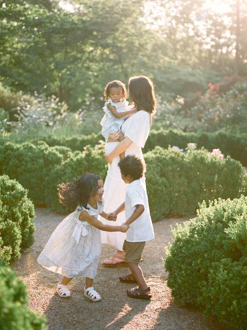 sunrise family session by huntsville photographers fauna & film