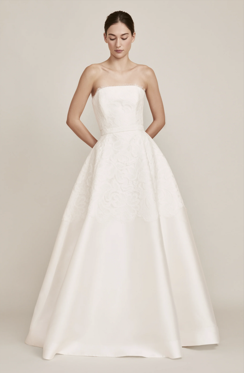 lela rose drop waist wedding dress The Mayfair Lela Rose