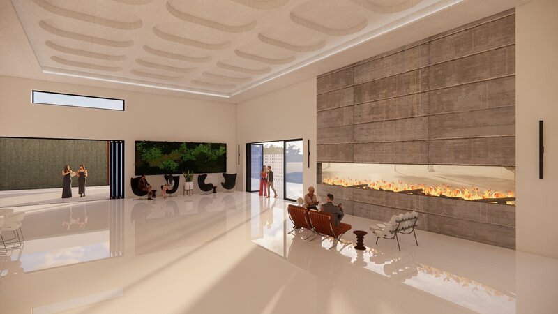 The Hatfield_Reception Space-Lounge _Daytime Render2