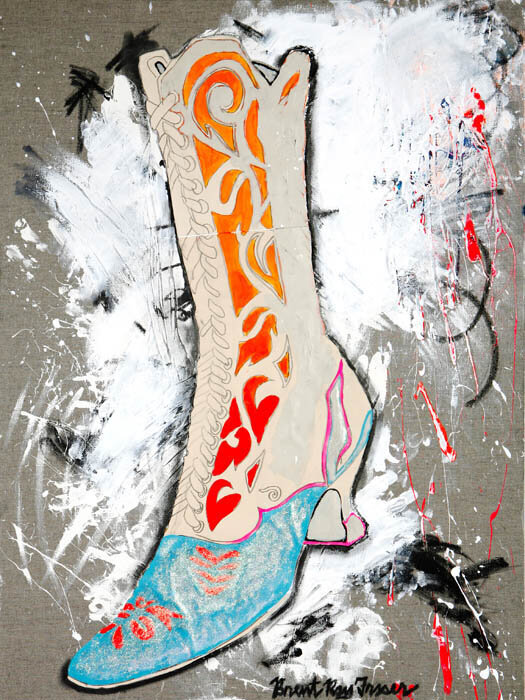 Brent Ray Fraser Shoe Painting 2008 - 10