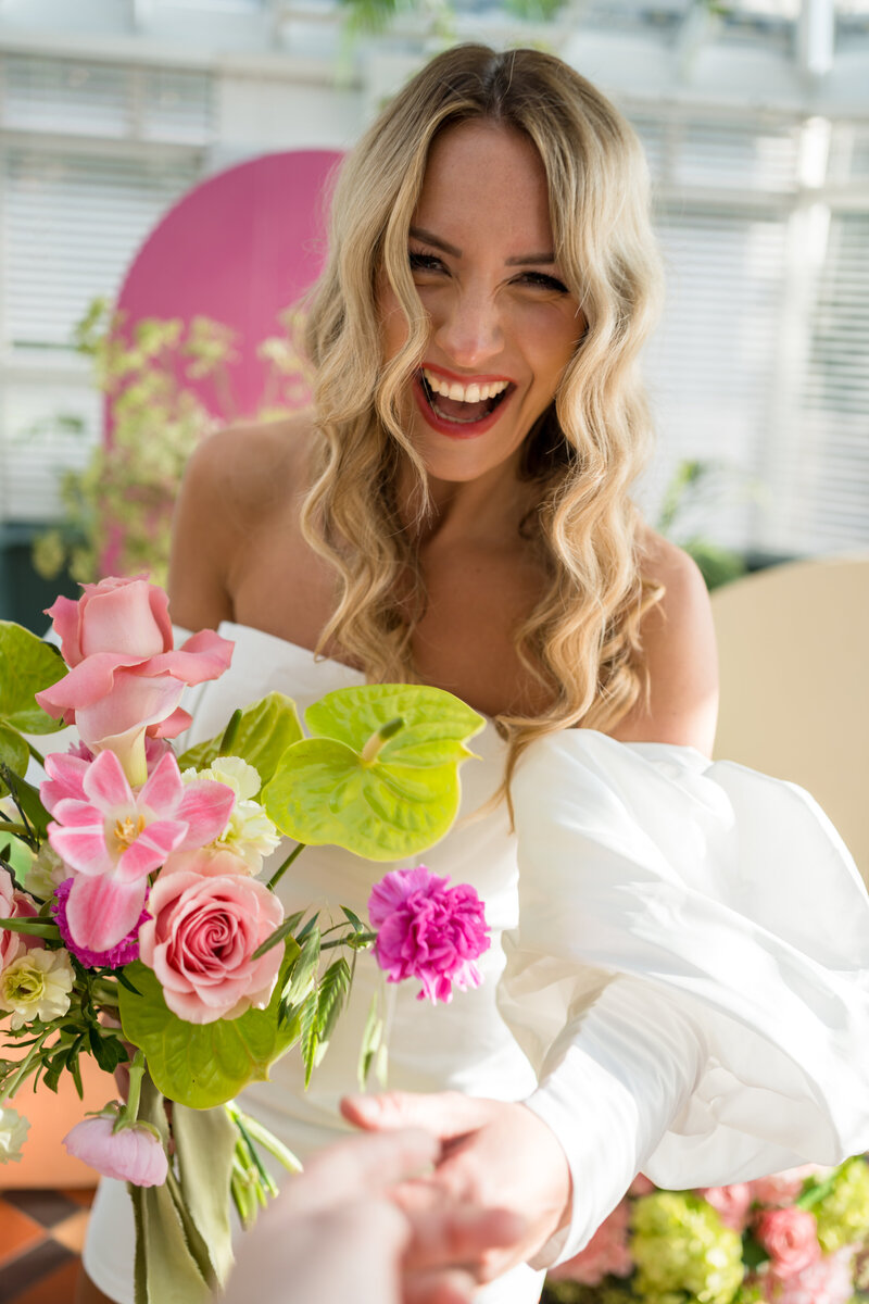 The Faversham Shoot Lime & Pink-107