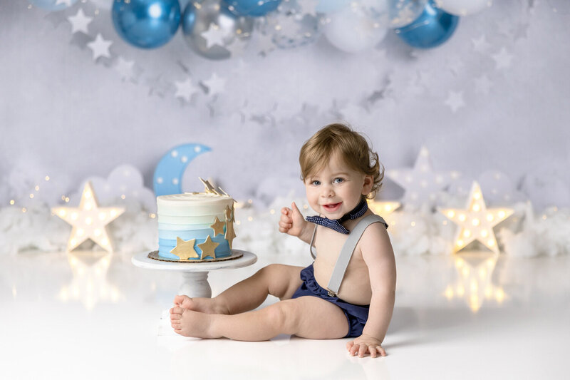 A fantasy composite of a newborn baby girl as a mermaid in a fun Myrtle Beach ocean scene.