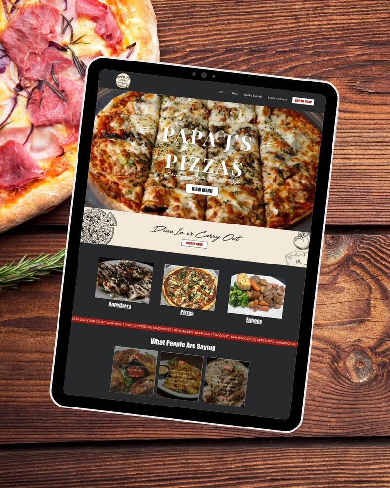 coffee shop website with online order system