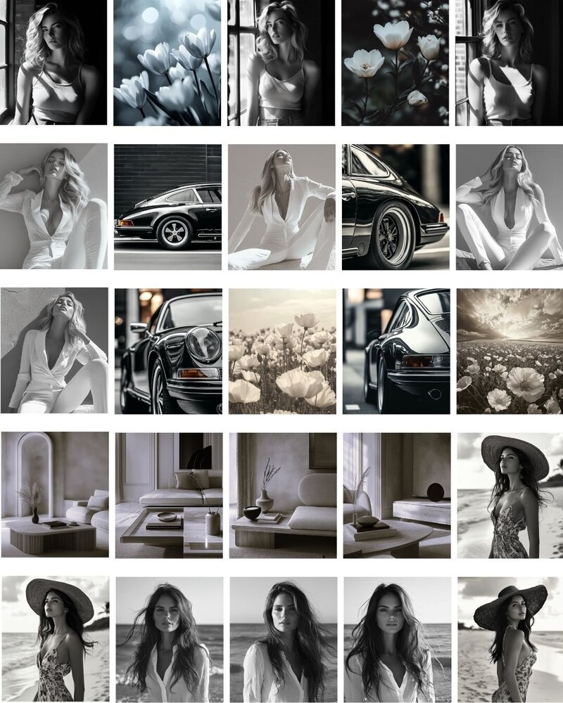 Monochrome Style 2 Mood Board Image - 1