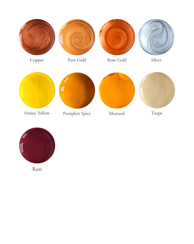 Ink template metallic copy