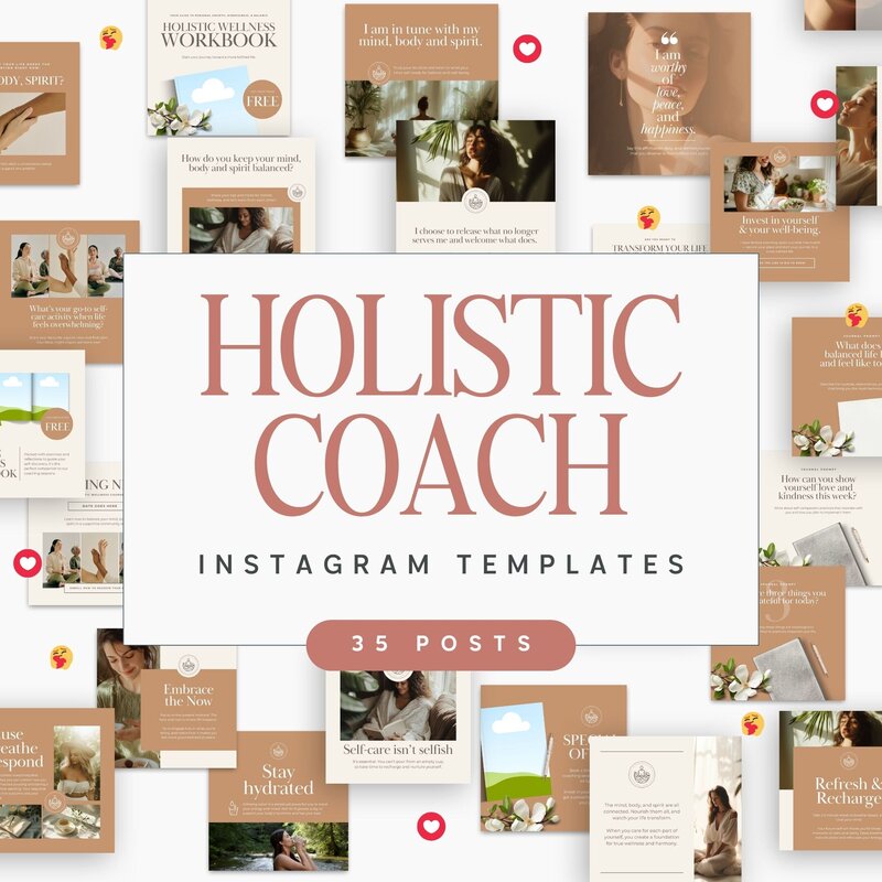 Holistic Coach Instagram Templates 1