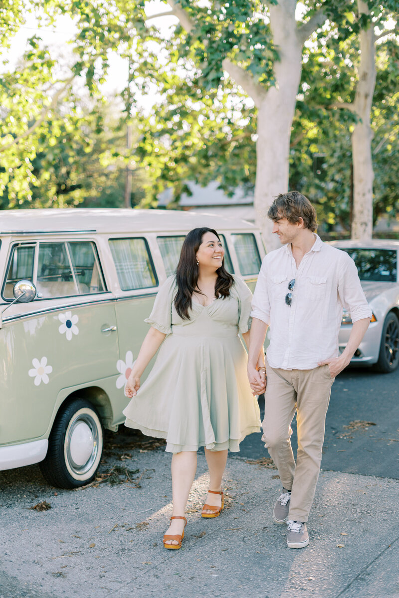 engagement shoot in Downtown Austin