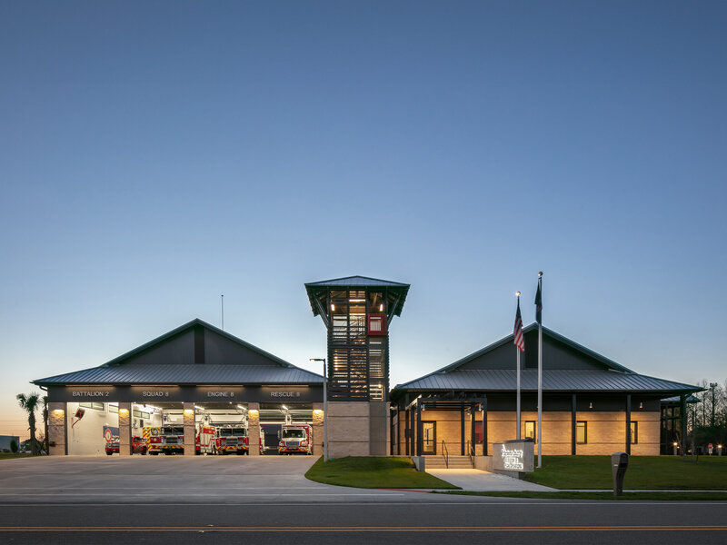 Sweet Sparkman Architecture Sarasota County Fire Station 8 Landscape 5.1