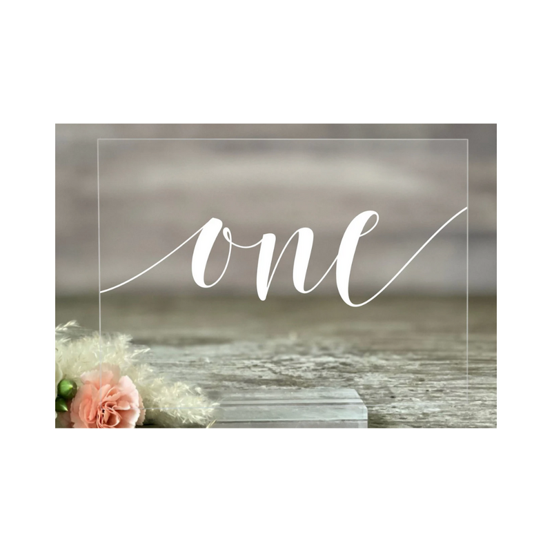 EMILY Clear Table #'s