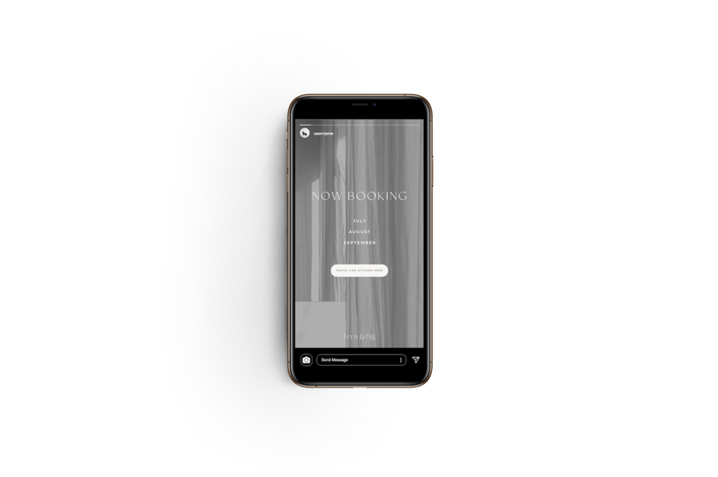 Earthy Instagram story templates Fern & Fig 6