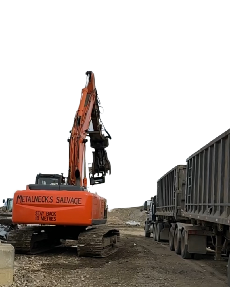 metalnecks scrap yard equipment in central alberta