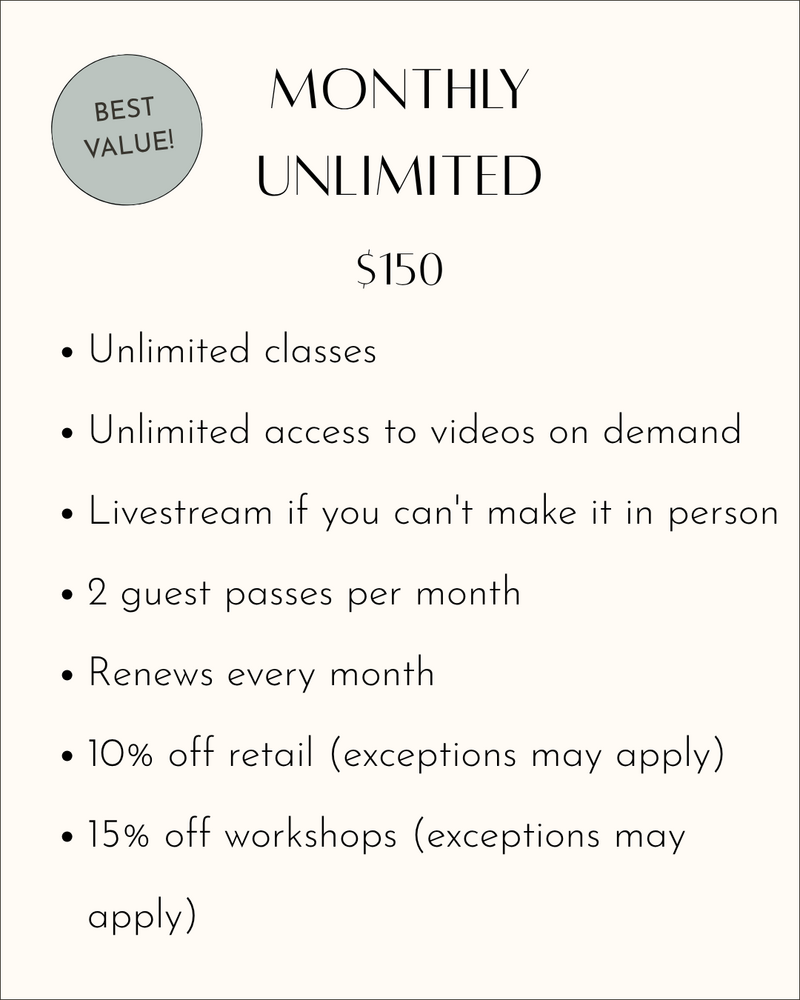 Waves Yoga Kauai Monthly Unlimited
