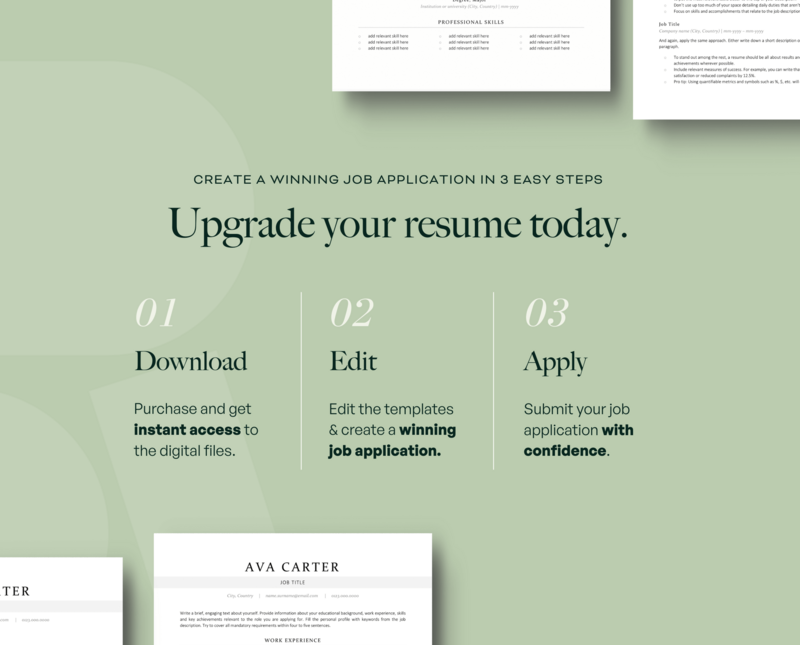 ATS-FRIENDLY RESUME + COVER LETTER