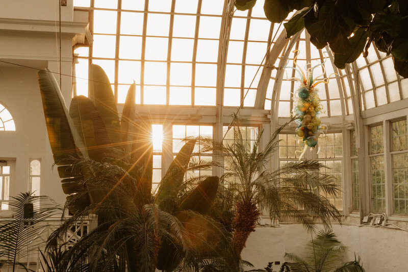 Franklin park conservatory hotel leveque columbus ohio wedding ceremony photographer videographer film documentary midwest -80