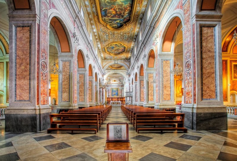 Sorrento Italy Church Interior