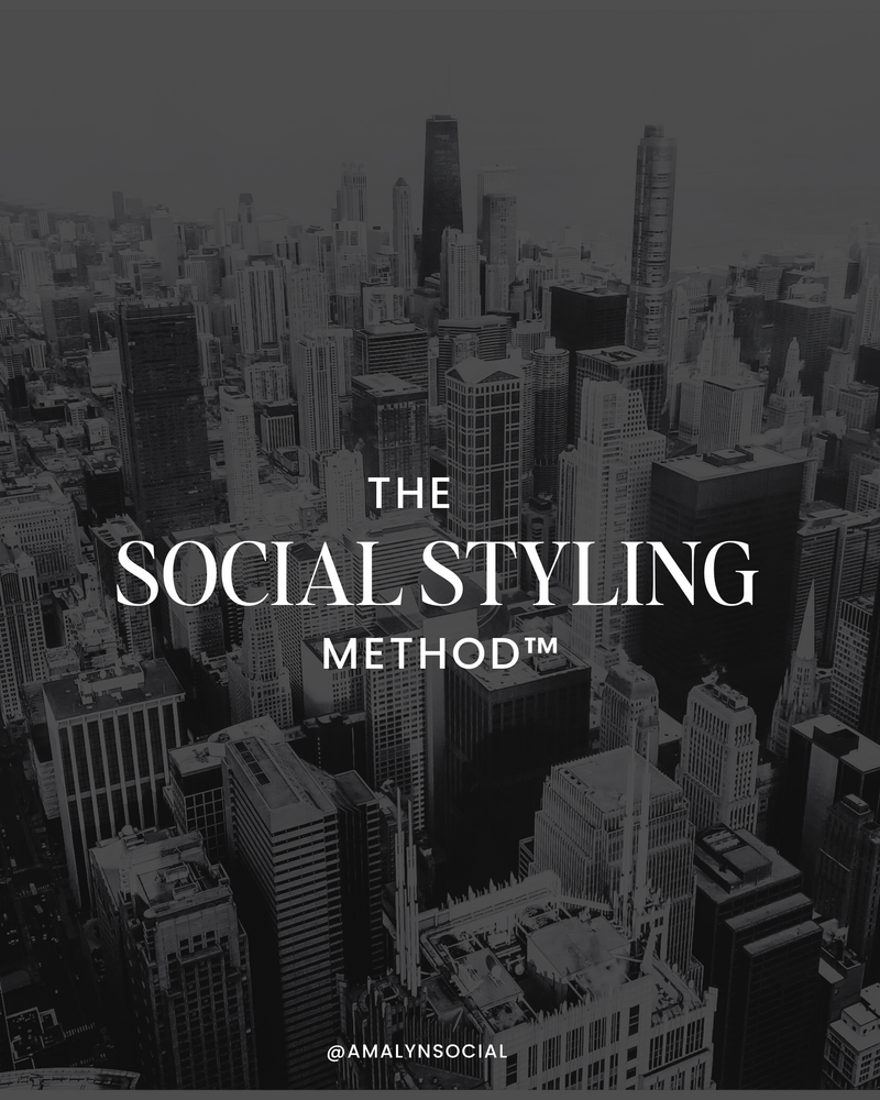 The Social Styling Method Marketing photo by AMALYN - chicago city views @amalynsocial @amalynstyle 