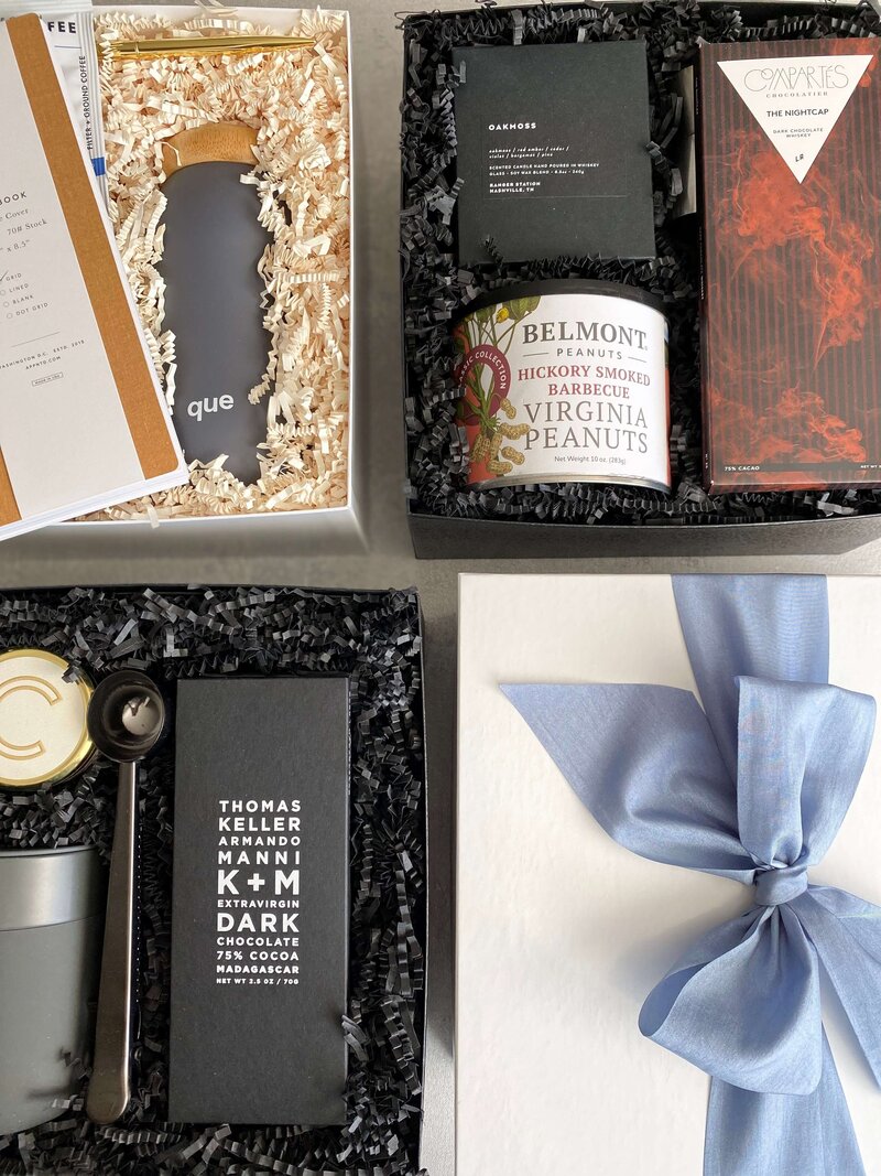 Curated Corporate Gift Boxes - Client Gift Boxes - Box+Wood Gift Company