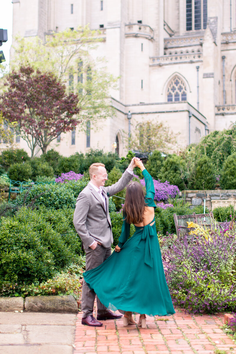National Cathedral Engagement Session - DC Wedding Photographer - Megan + Jordy-93