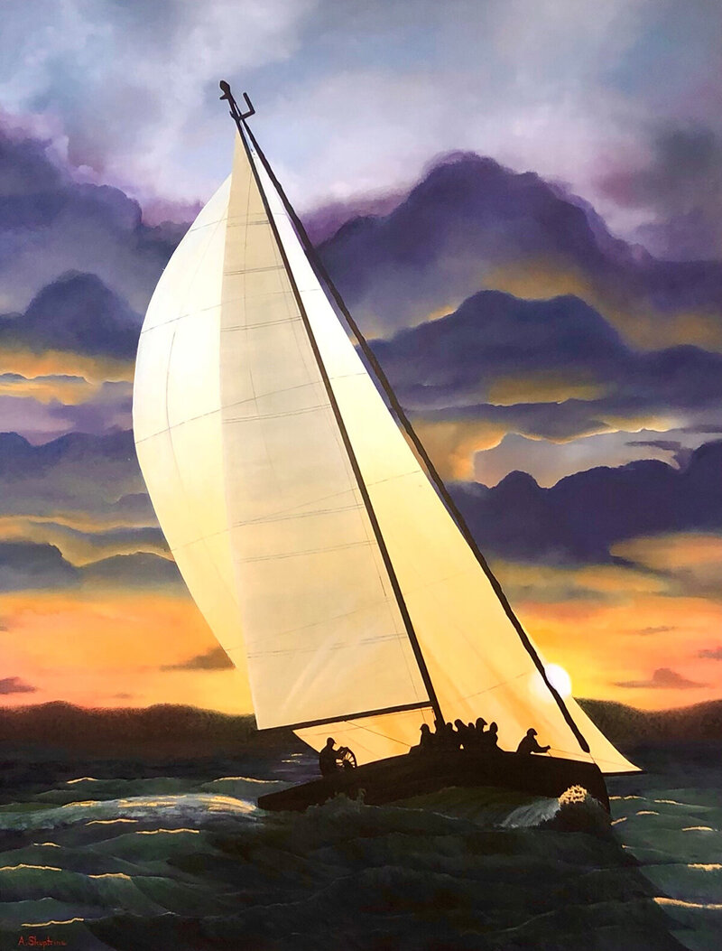 Windward Morning © Alan Shuptrine, artist-enhanced giclee canvas, 40 X 30 inches email