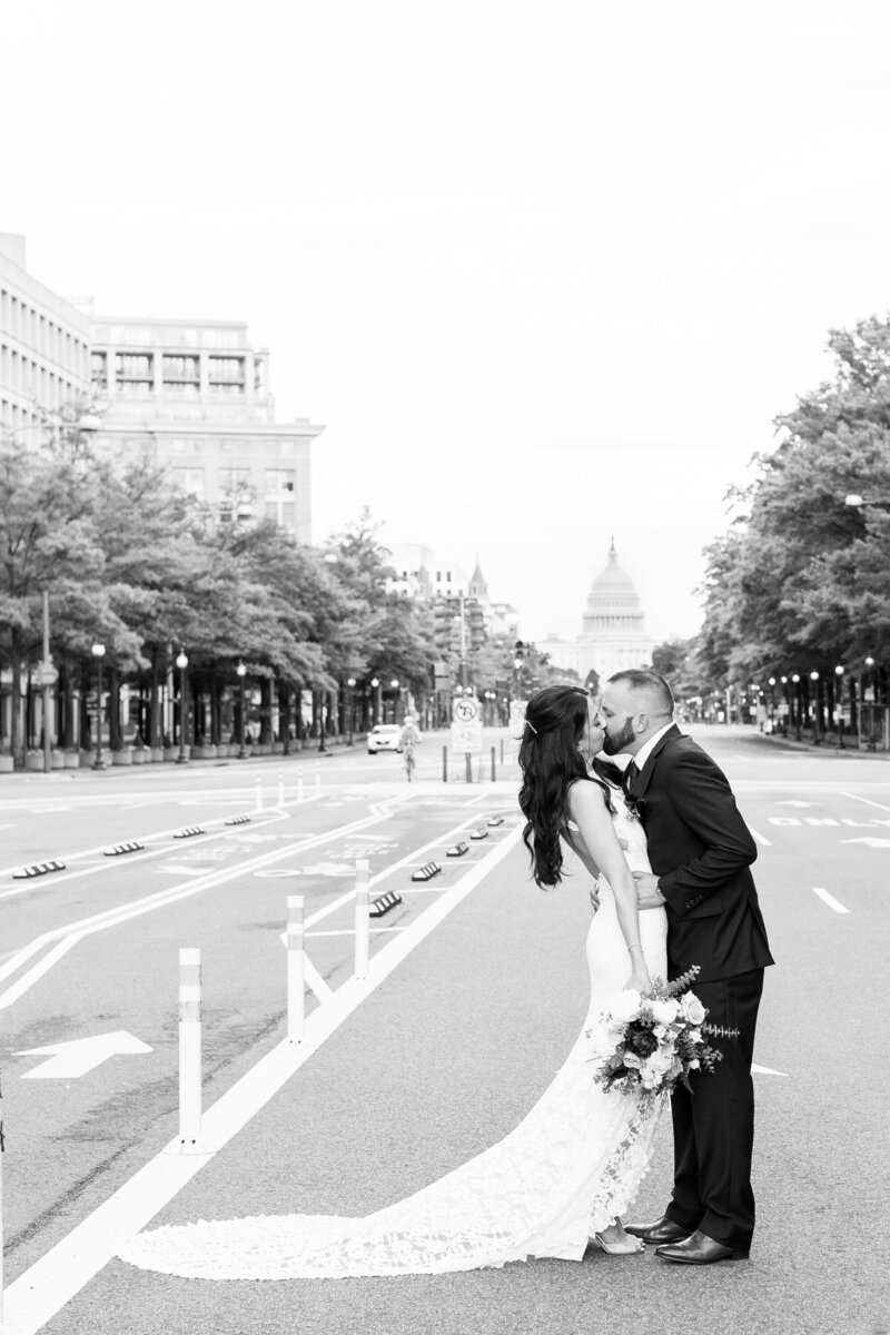 Catherine & Matt  Trump International Hotel Wedding DC  Taylor Rose Photography  Bride & Groom-58