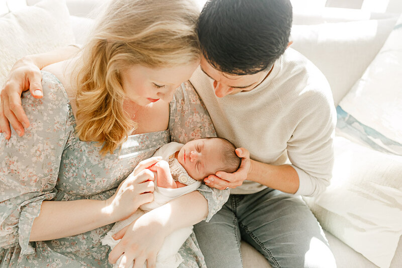 Photo by South Shore newborn photographer Christina Runnals
