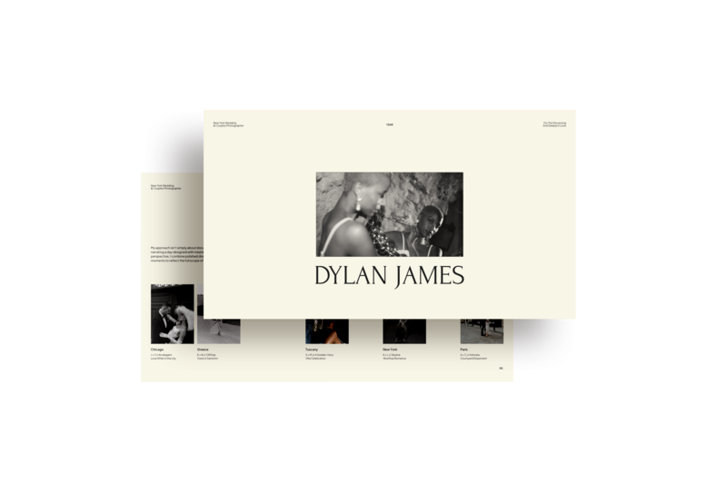 pricing guide mockup