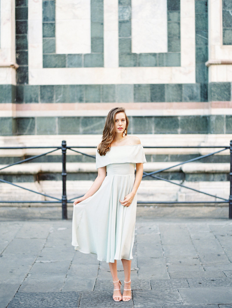 Florence Italy engagement session at the Duomo