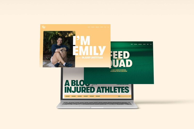 Showit Website Designer for Sports Dietitian