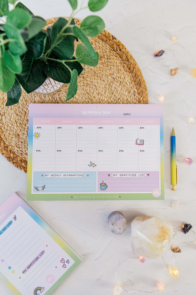 All Within You, wellbeing brand, self care, spirituality, law of attraction, manifestation, energy healing, stationary, sweatshirts, tote bags