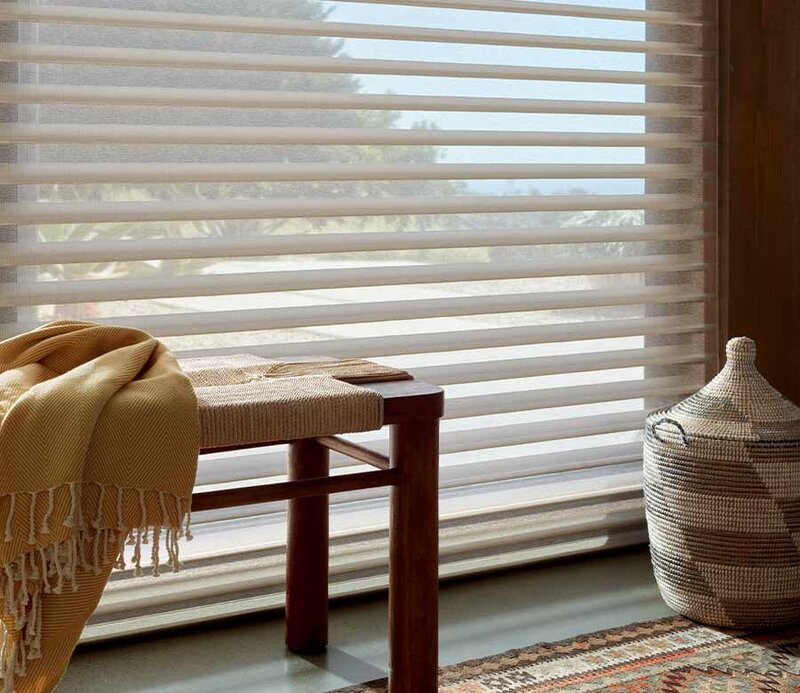 silhouette-shades-cream-colored-energy-efficient-shades-hunter-douglas-creative-blinds