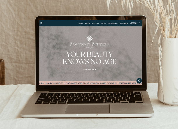 Beautispot Web Mock