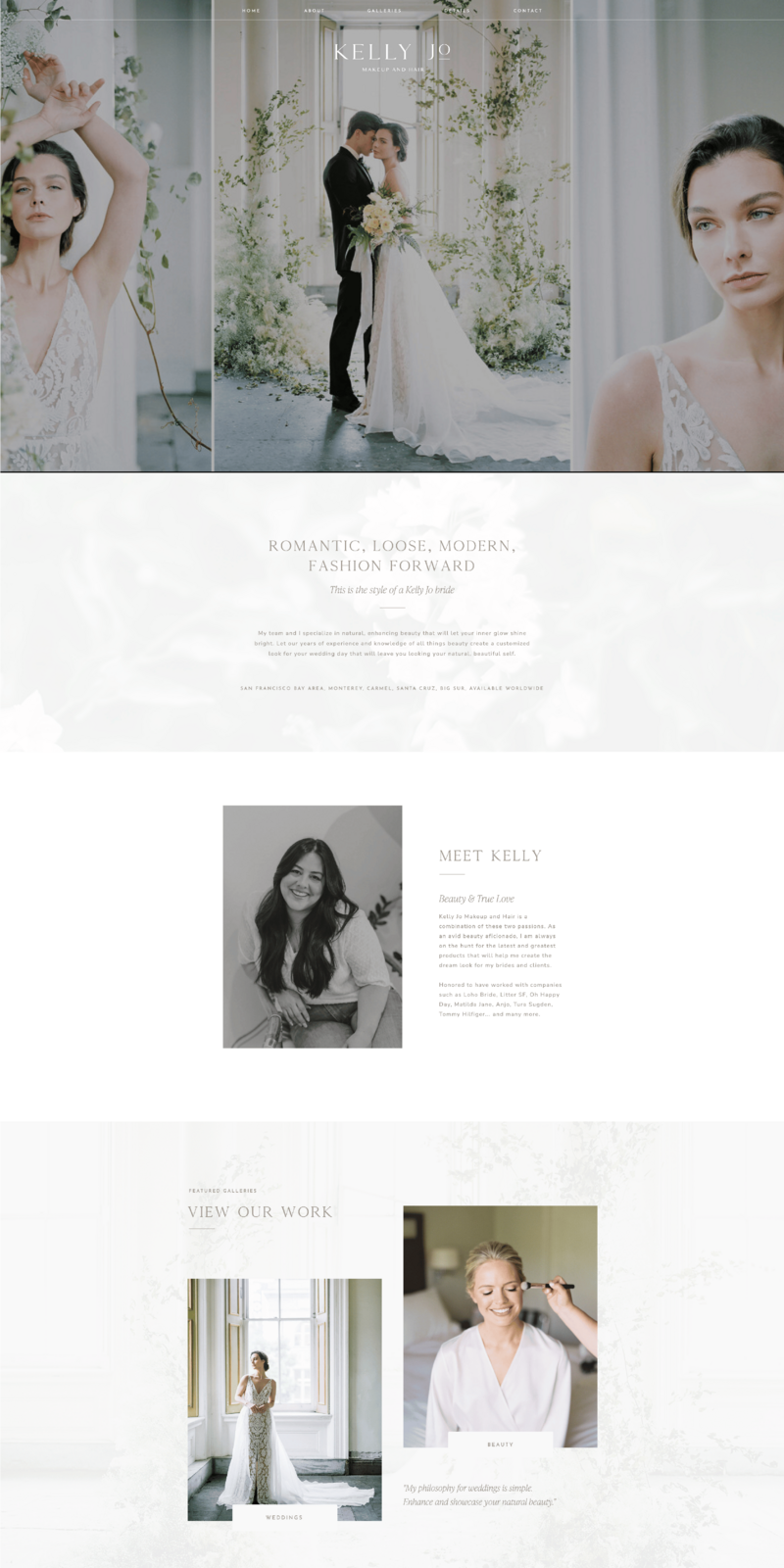 A website mockup.